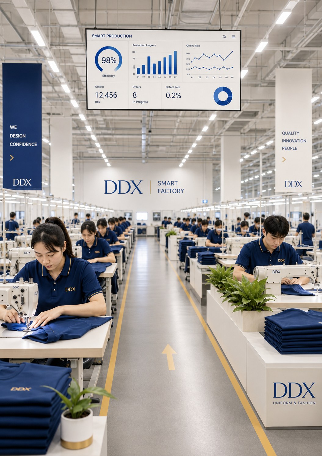 Vì Sao Doanh Nghiệp Nên Đặt May Đồng Phục Trực Tiếp Tại Nhà Máy?